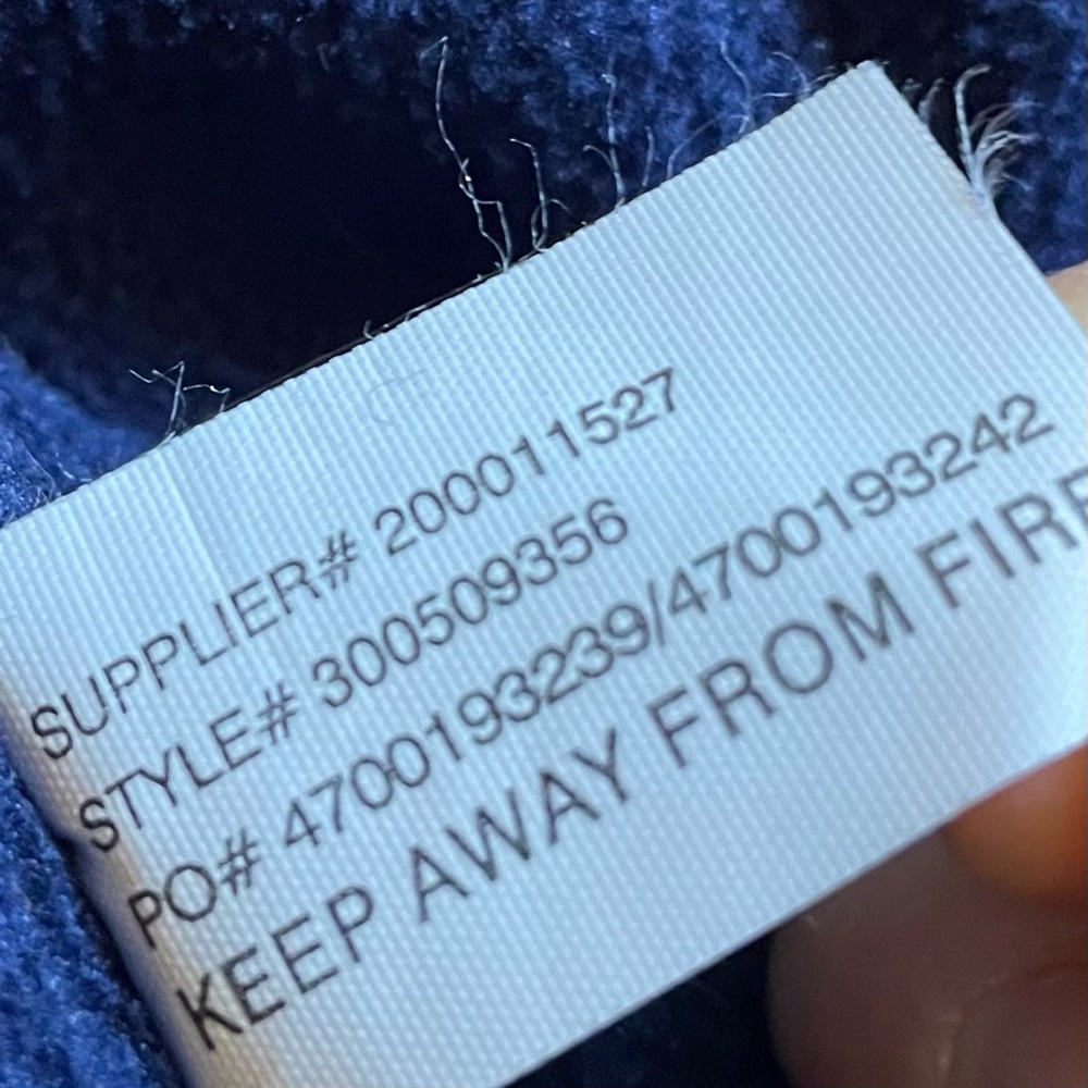 Ralph Lauren Infant Baby Boy Navy Blue Snowsuit Winter Bunting 6M Fleece-Lined - Picture 5 of 9